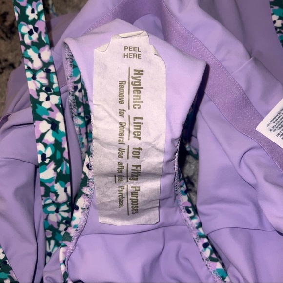 NWT Athleta Hermosa One Piece Swimsuit Floral Print Camo Flora Gables Medium - Picture 8 of 11